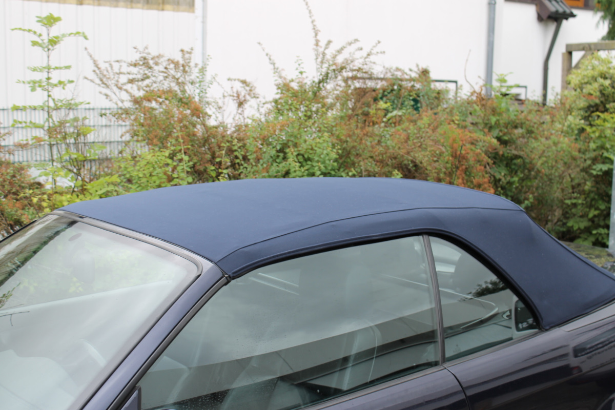 BMW E36 CabrioVerdeck ss Cabrio, Softtop, Dachhaut, Farbe blau, Autoverdeckung